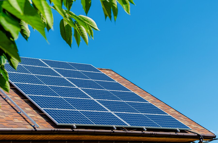 solar panels roof green energy money savings concept 106885 2242