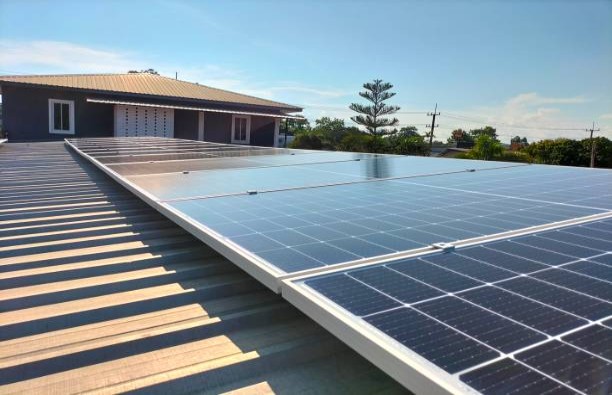 solar battery installation